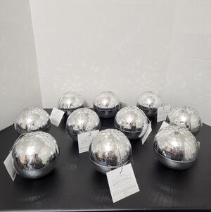 10 Disco Ball Gift Card Holders Tree Ornaments Room Decor Mirrored Balls Party
